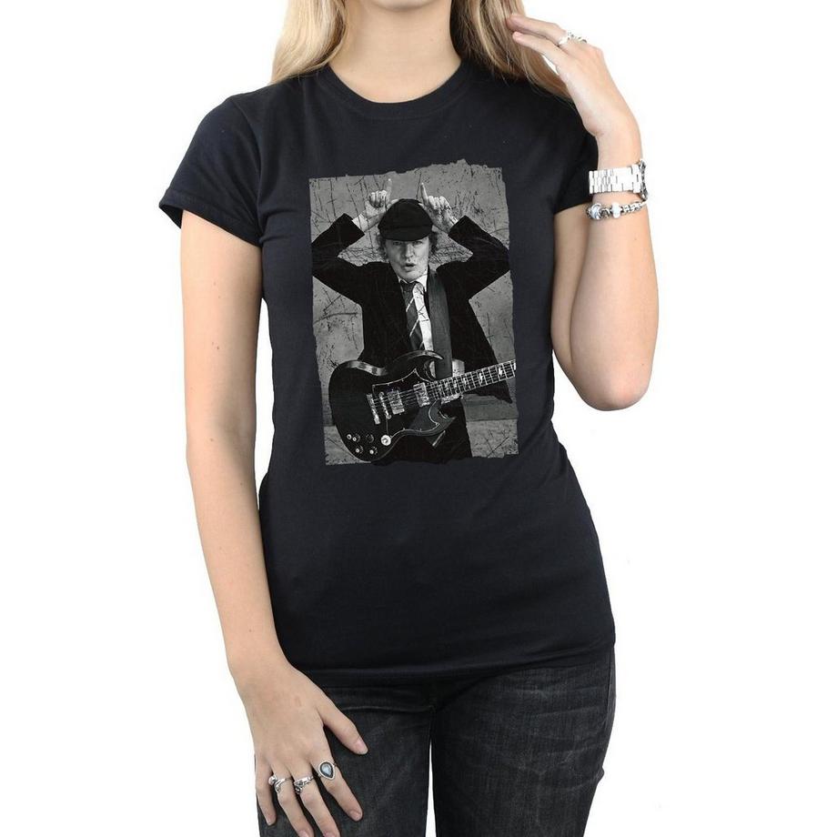 AC/DC ACDC Angus Young Grafikdruck T-Shirt  