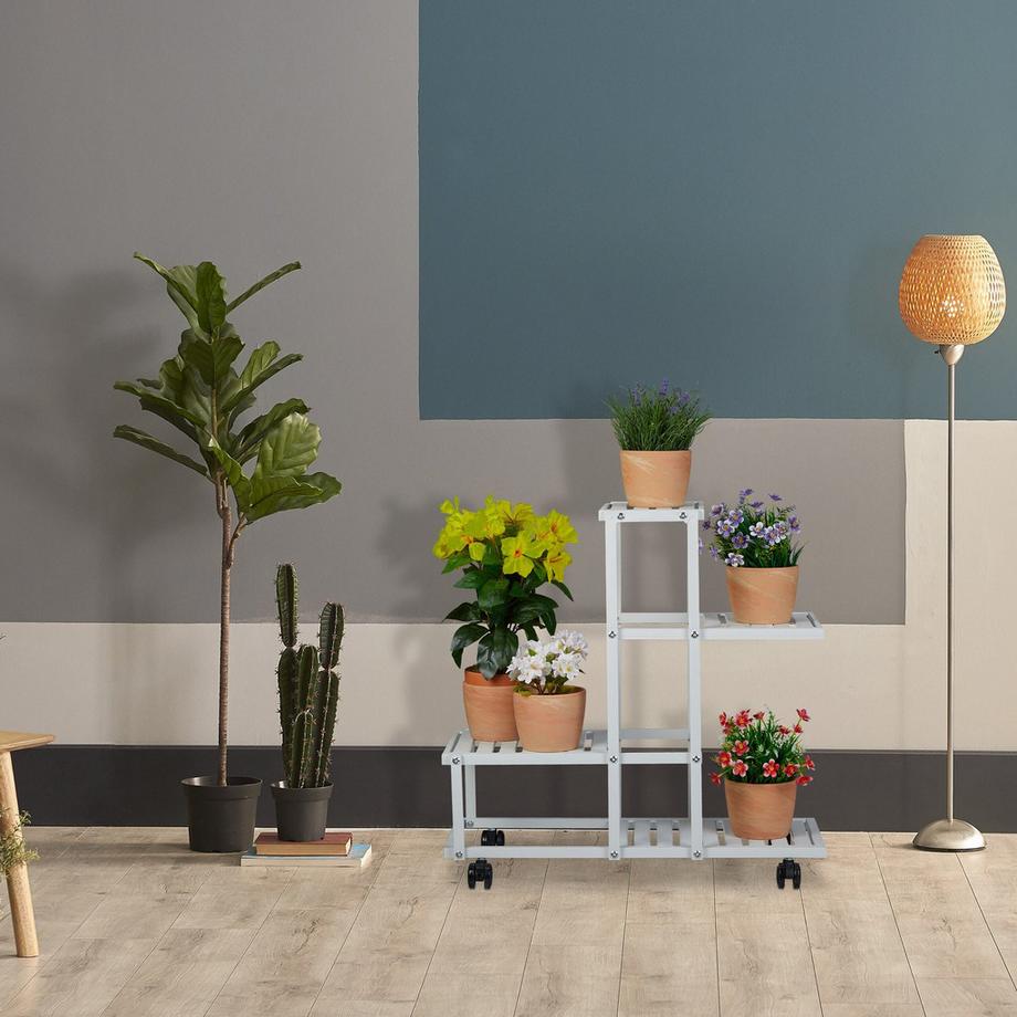 B2X Support à plantes 4 étagères  