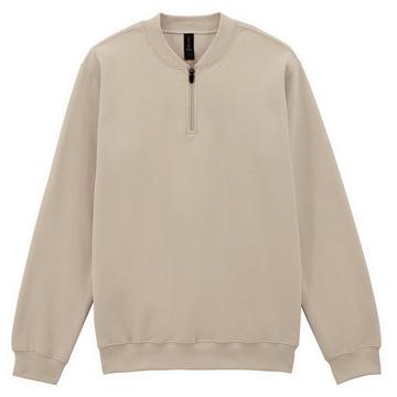 Softstyle Sweatshirt mit kurzem Reißverschluss