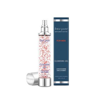GENTLEMEN Cleansing Gel - Reinigungsgel mit Vitami E/ bekämpft Hautunreinheiten, vergrößerte Poren, stimuliert die Kollagenproduktion