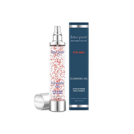 âme pure  GENTLEMEN Cleansing Gel - Reinigungsgel mit Vitami E/ bekämpft Hautunreinheiten, vergrößerte Poren, stimuliert die Kollagenproduktion 