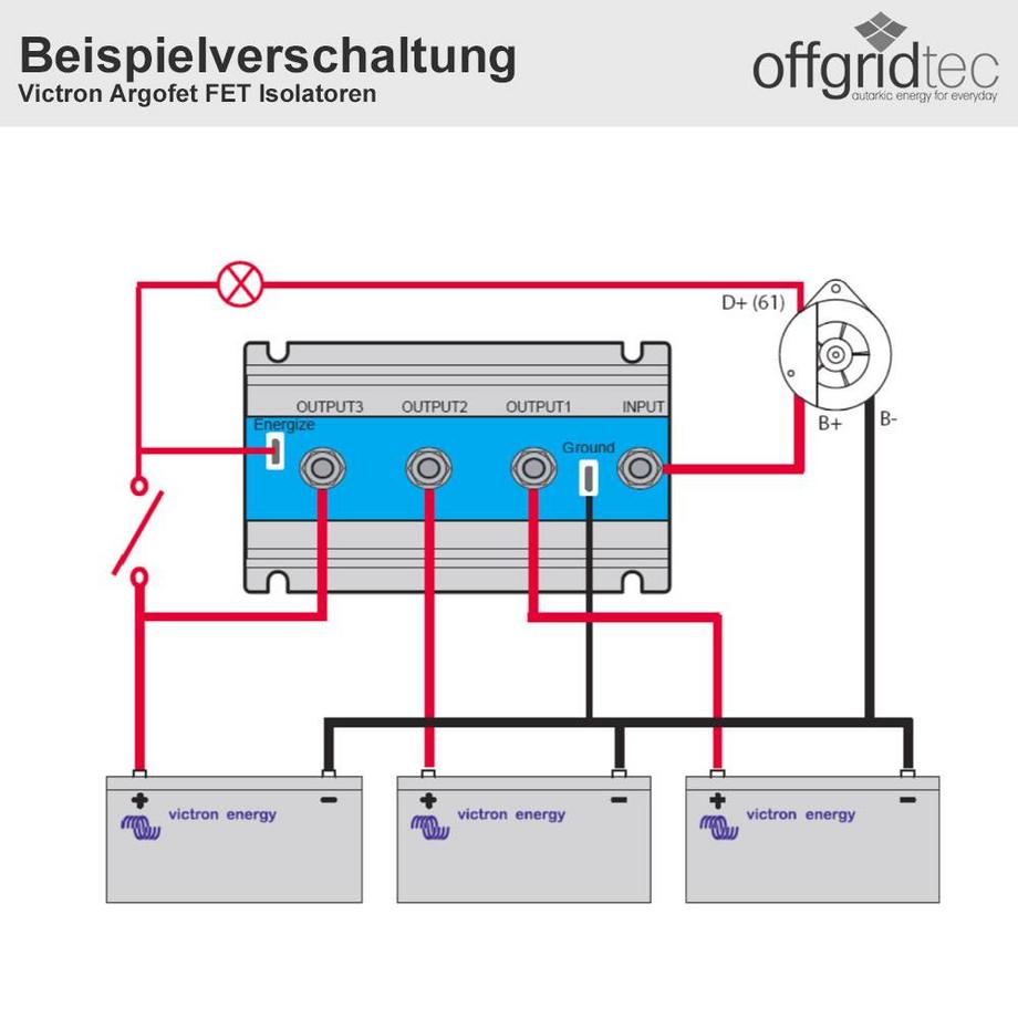 Victron Energy  Batterie-Koppler Argo FET 