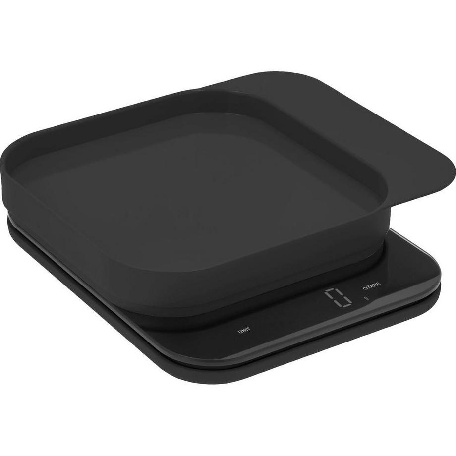 Rosti Rosti 25687 bilancia da cucina Nero Superficie piana Quadrato Bilancia da cucina elettronica  