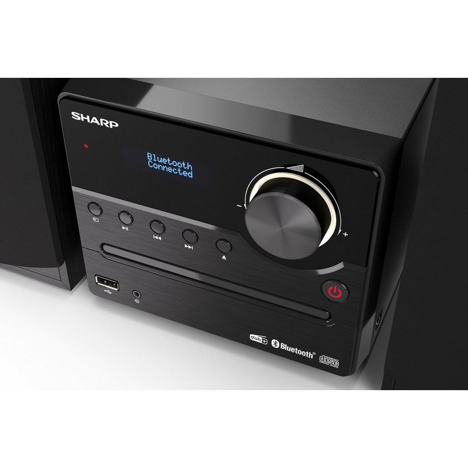 SHARP  Sharp XL-B517D Bluetooth-Stereo-Mikrosystem Schwarz 