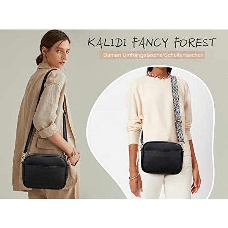 Only-bags.store Sac à bandoulière élégant en cuir végétalien avec 2 sangles réglables  