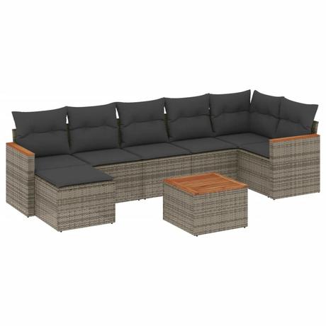 VidaXL Garten sofagarnitur poly-rattan  