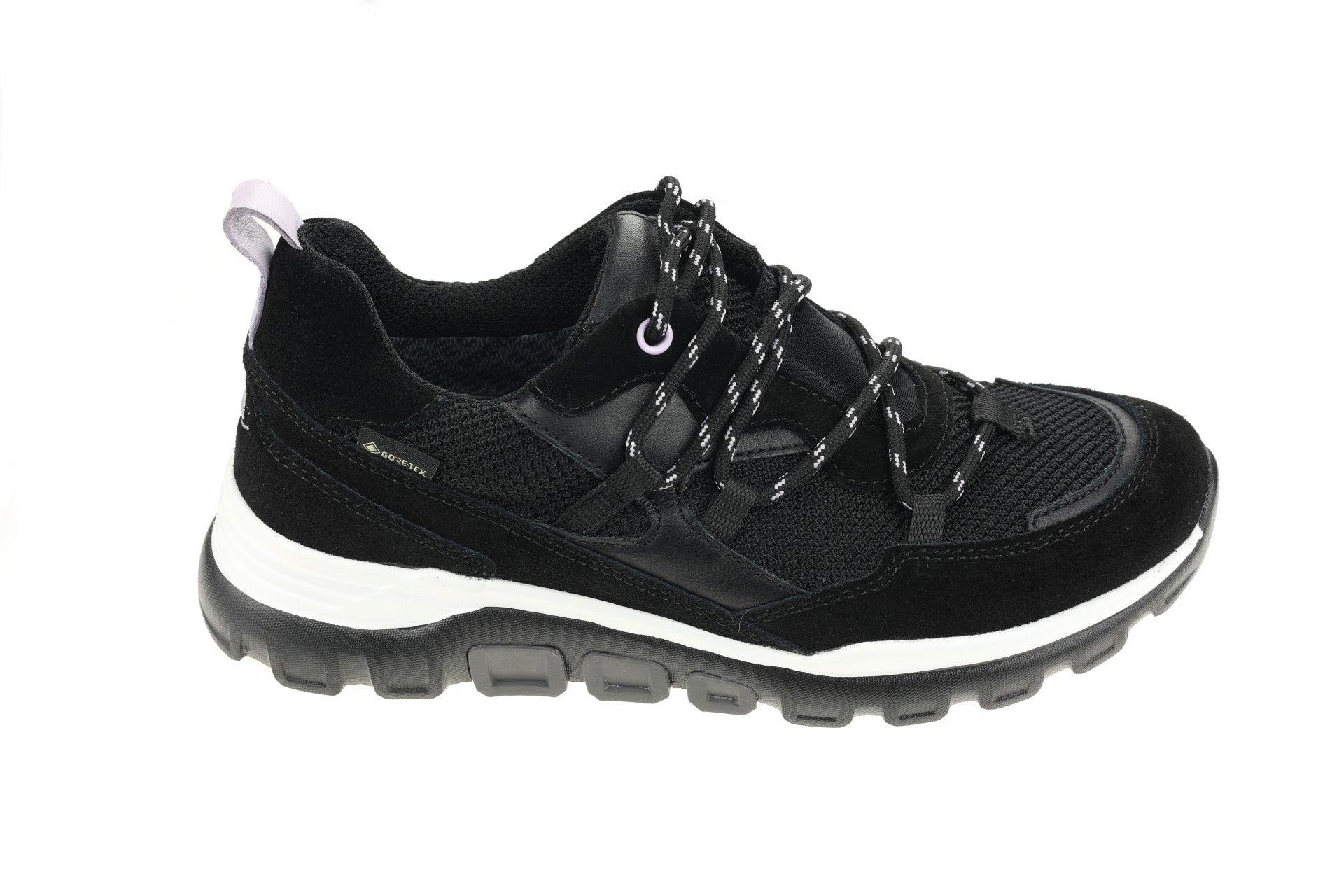 Image of Wildleder Wandersneaker Damen Schwarz 42.5