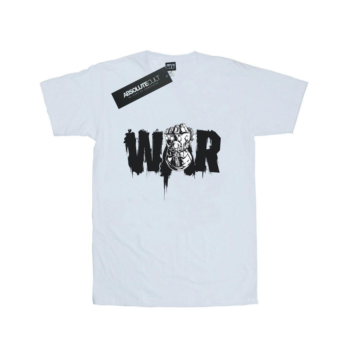 Image of Avengers Infinity War Fist Tshirt Herren Weiss XL