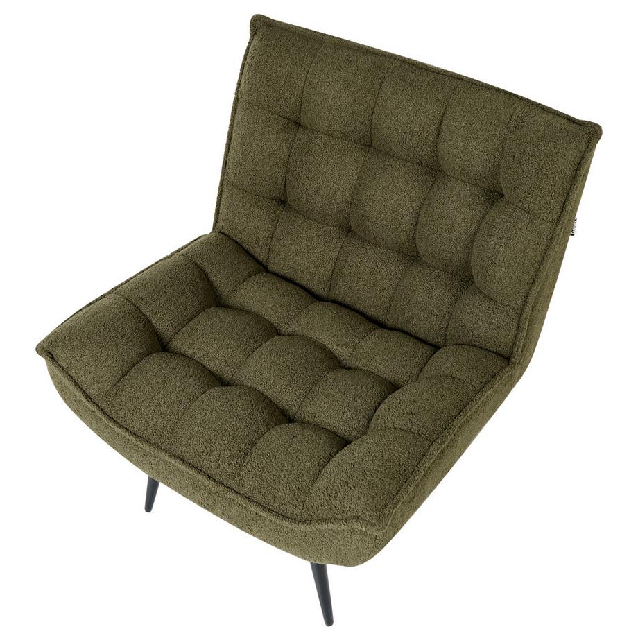 Beliani Sessel aus Bouclé  ALVESTA  