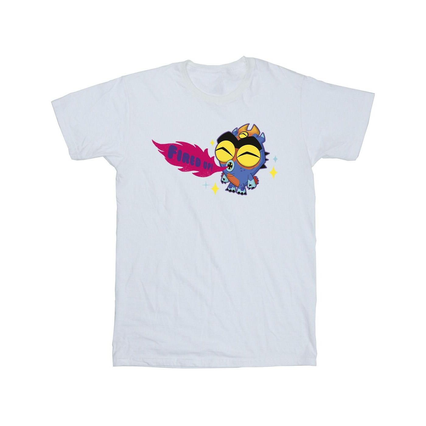Image of Big Hero 6 Baymax Fred Fired Up Tshirt Mädchen Weiss 140/146