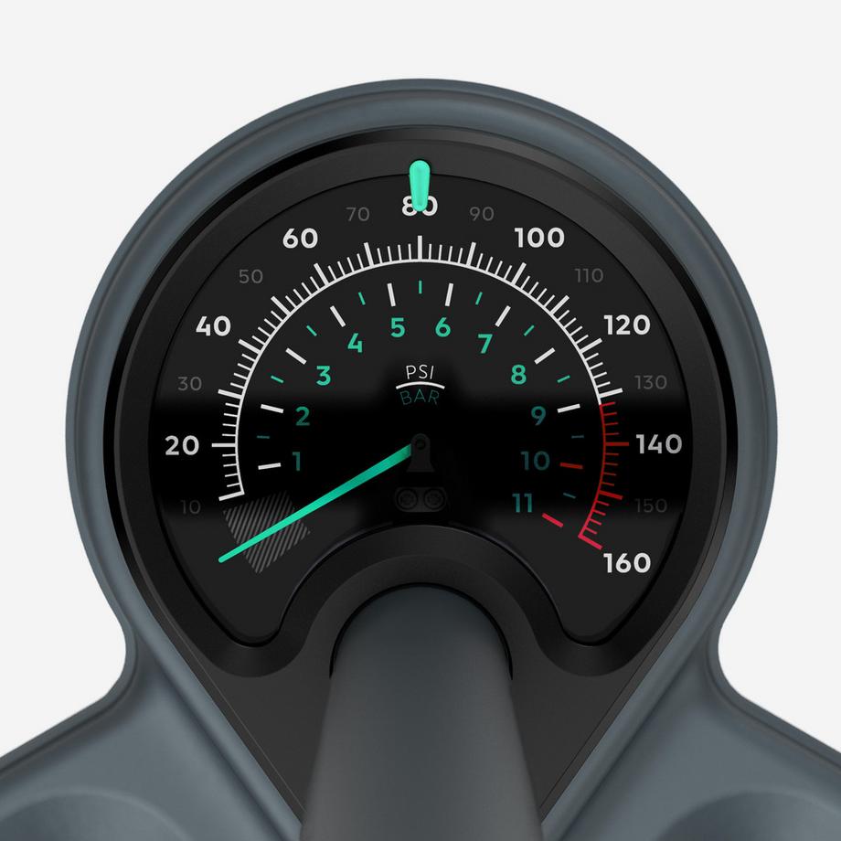 DECATHLON  Pompa a terra bici 900 