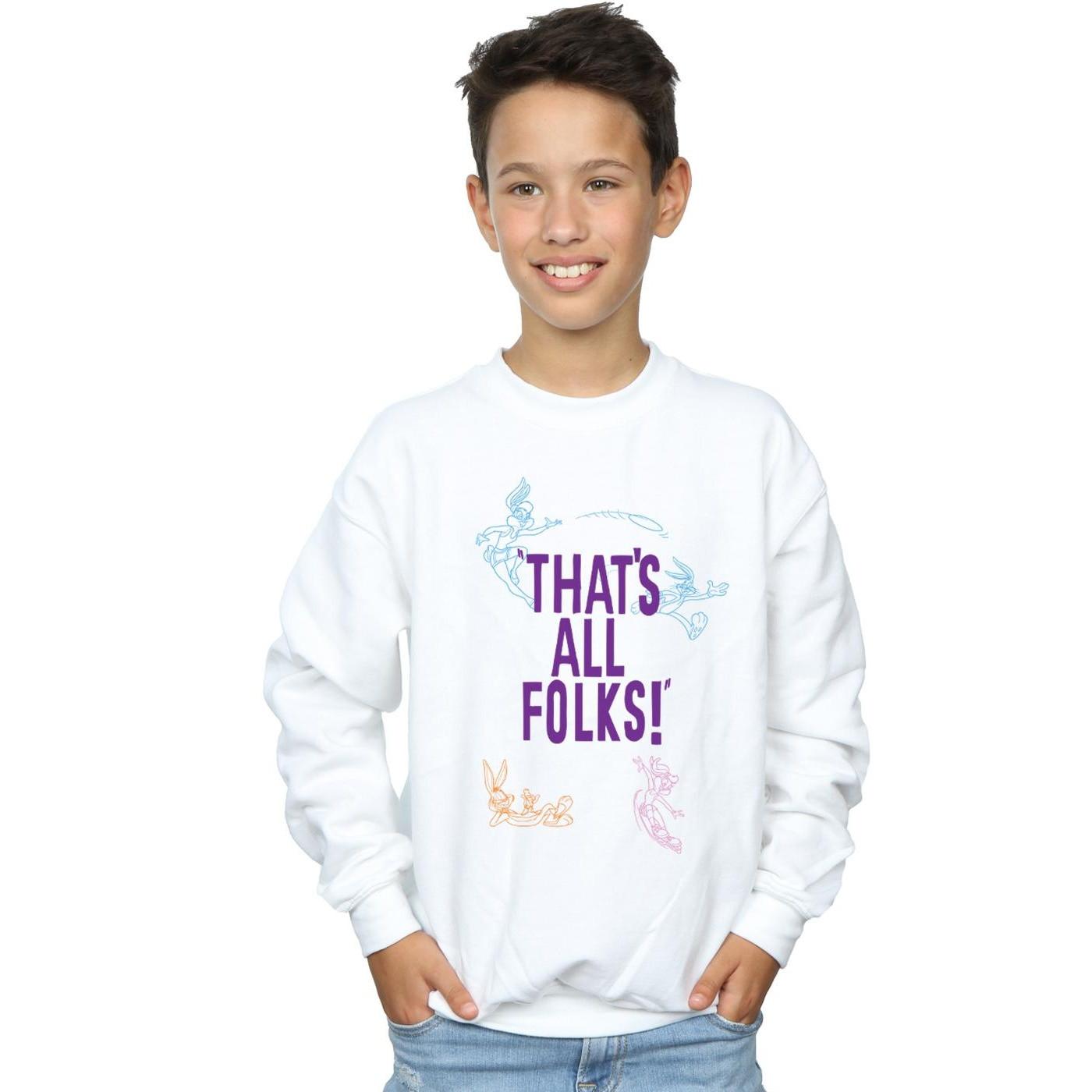 LOONEY TUNES  That's All Folks Sweatshirt 