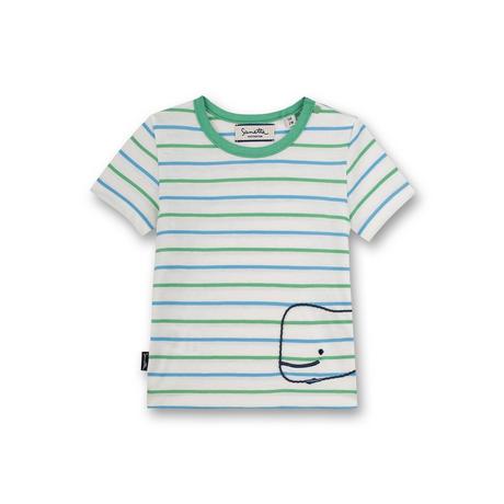 Sanetta Fiftyseven  Baby Jungen T-Shirt Ringel Little Whale 