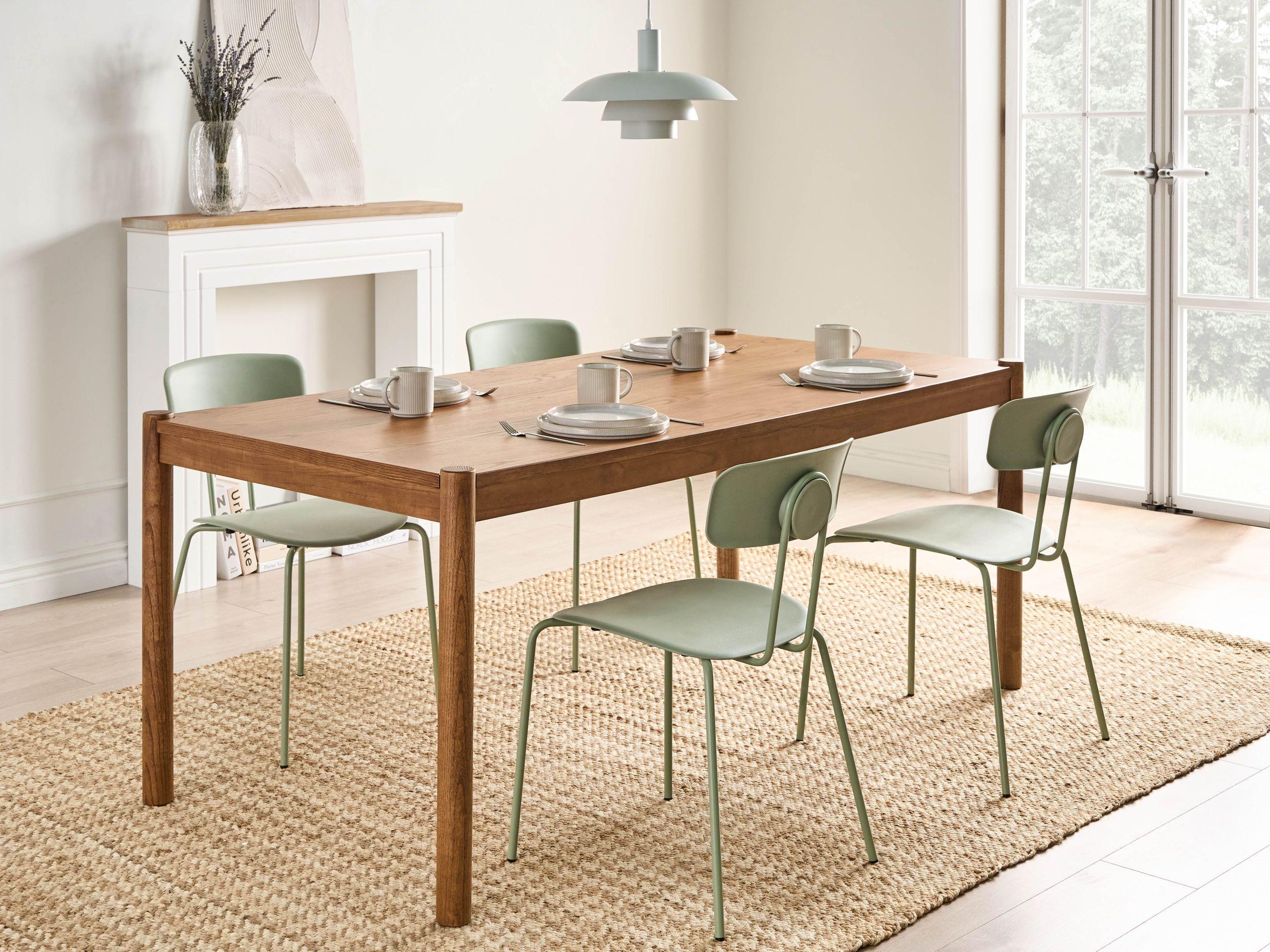 Beliani Table de repas en MDF Traditionnel FONDIS  