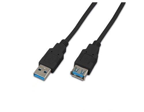 Image of Triotronik Triotronik USB 3.0 A-A MF 0.5 SW USB Kabel 0,5 m USB 3.2 Gen 1 (3.1 Gen 1) USB A Schwarz