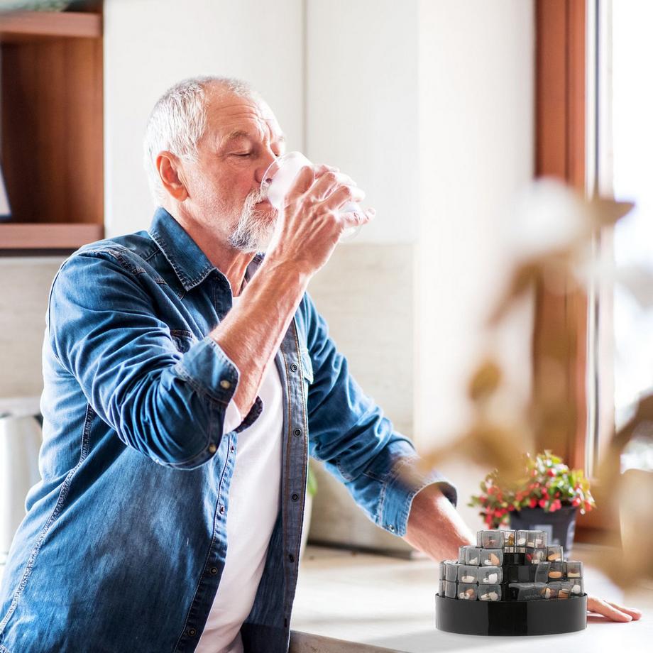 B2X Scatola per compresse 31 giorni 4 scomparti  