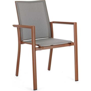 Fauteuil de jardin Konnor argile