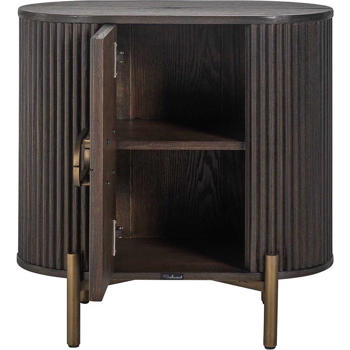 mutoni Commode Luxor brun or brossé 60  