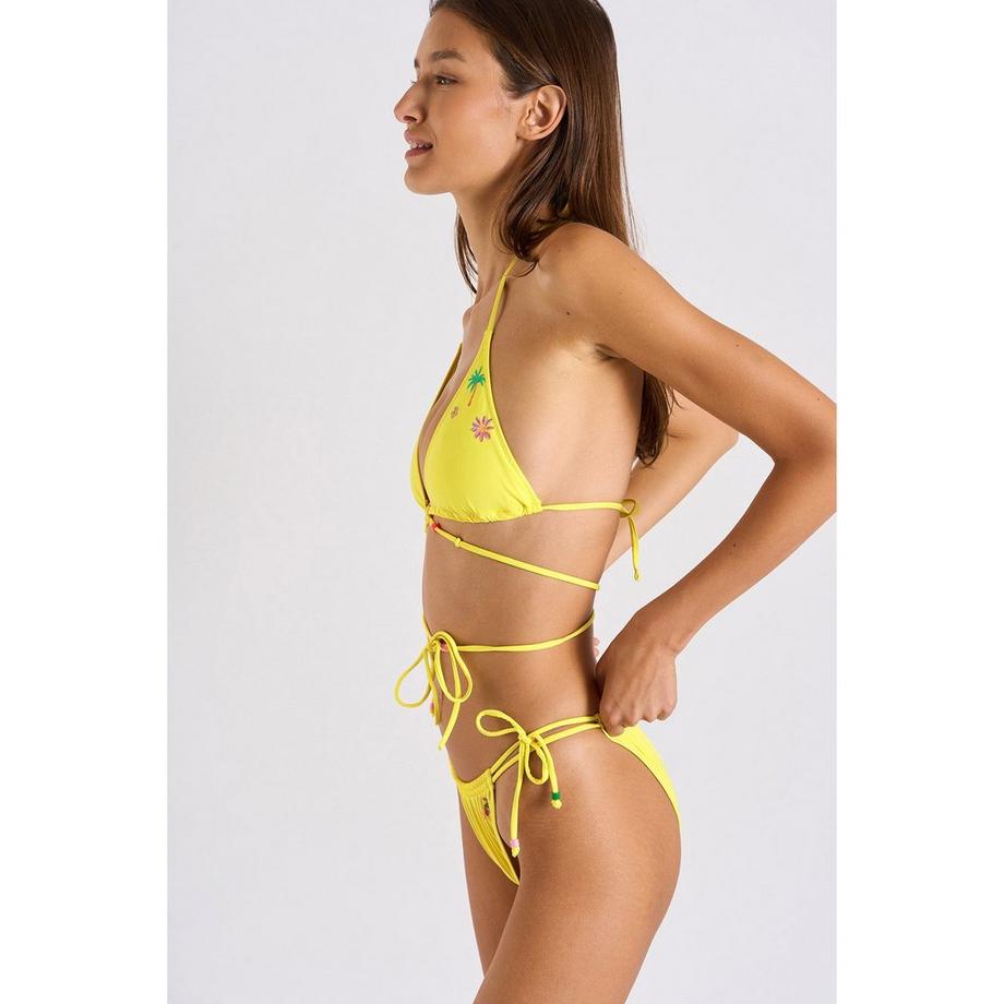 BANANA MOON Twisto Lovin Top Bikini Triangolo Floreale  