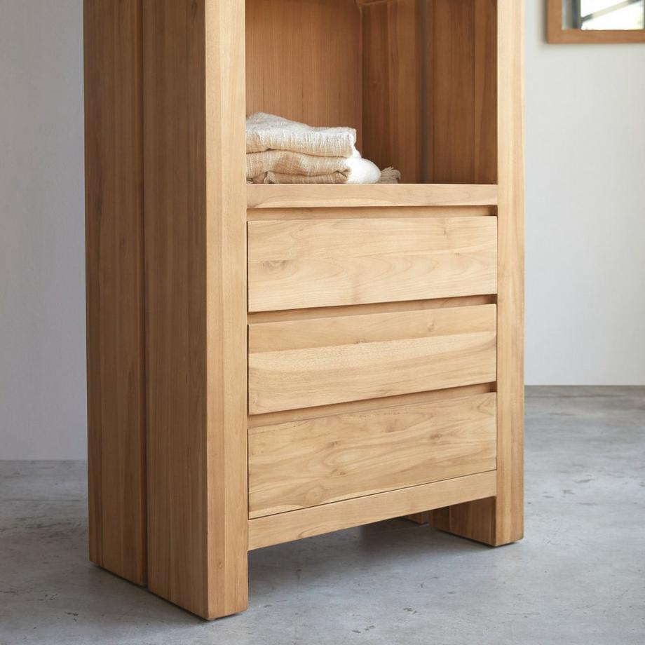 Tikamoon Bibliothèque en teck massif Eden  