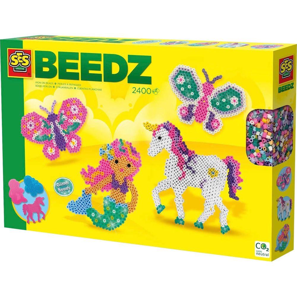 Image of SES Beedz Bügelperlen Phantasiewelt (2400Teile) Multicolor