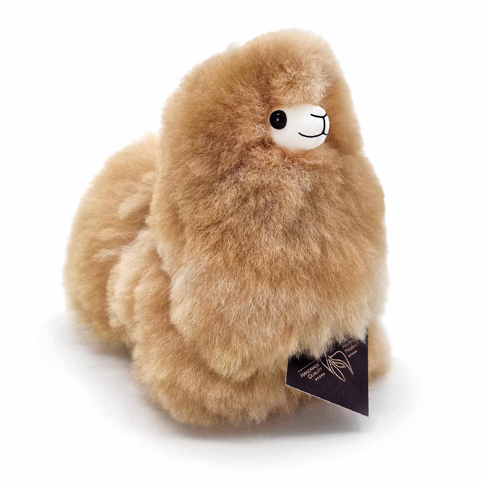 Image of Alpaka Kuscheltier Mini (15 cm) - Sandstone