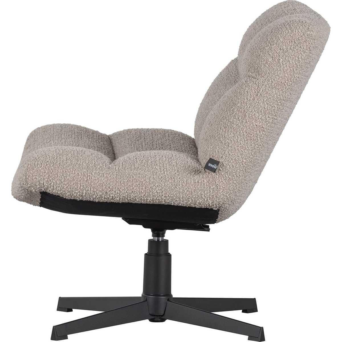 mutoni Fauteuil pivotant Vinny Sand  