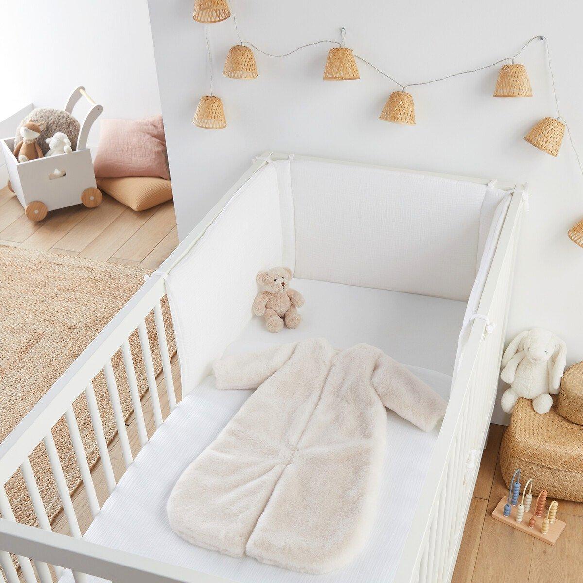 Image of Schlafsack Mit Abnehmbaren Ärmeln Und Trennbaren Beinen Unisex Weiss 86