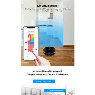 Blue Chilli Robot aspirapolvere con pulizia umida e secca e navigazione Lidar  