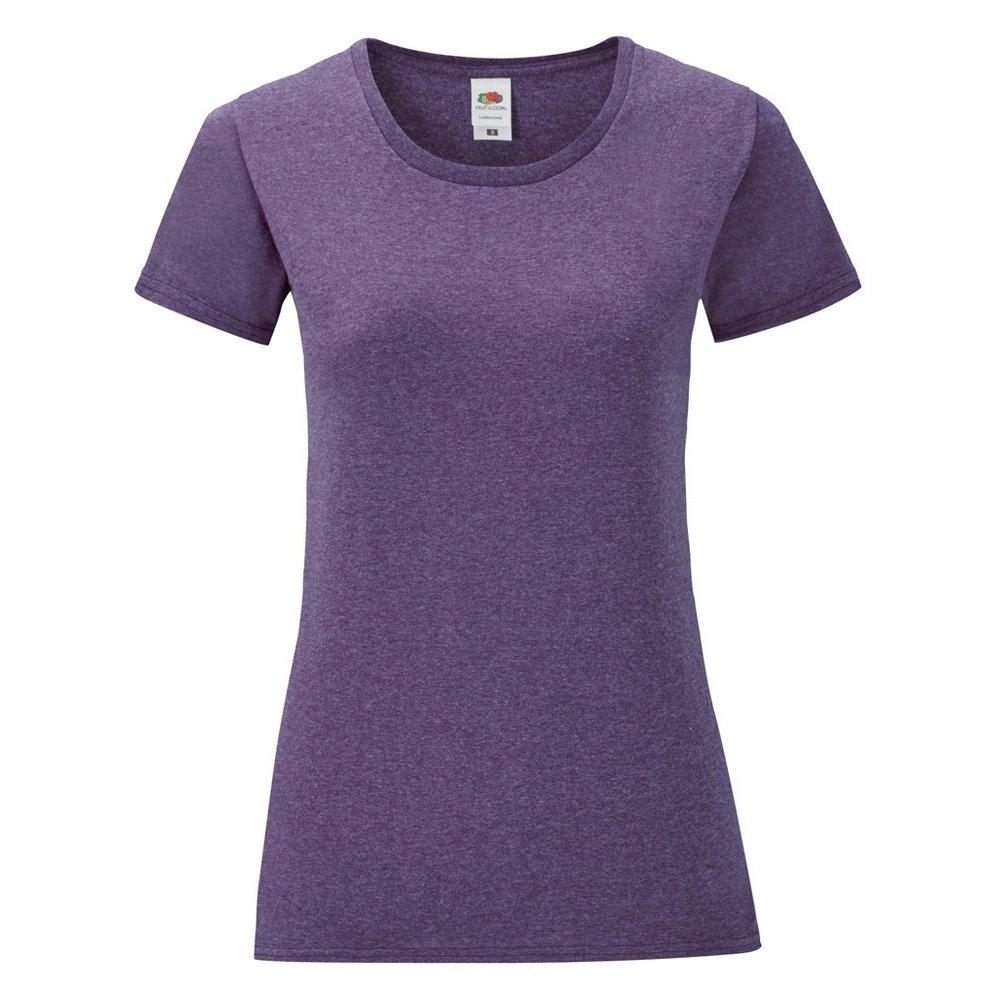 Image of Tshirt Iconic, Kurzärmlig Damen Lila XS