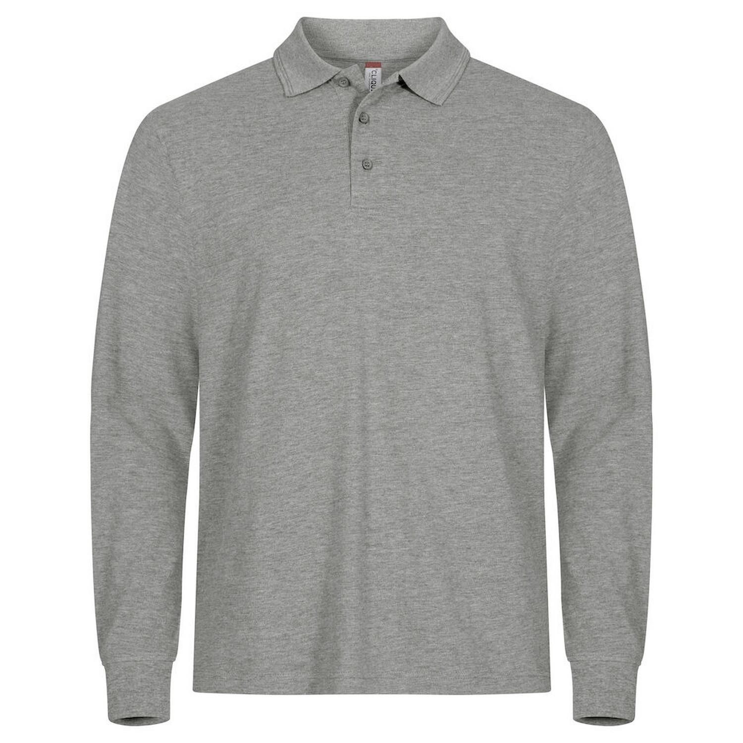 Clique Manhattan Langarm Poloshirt  