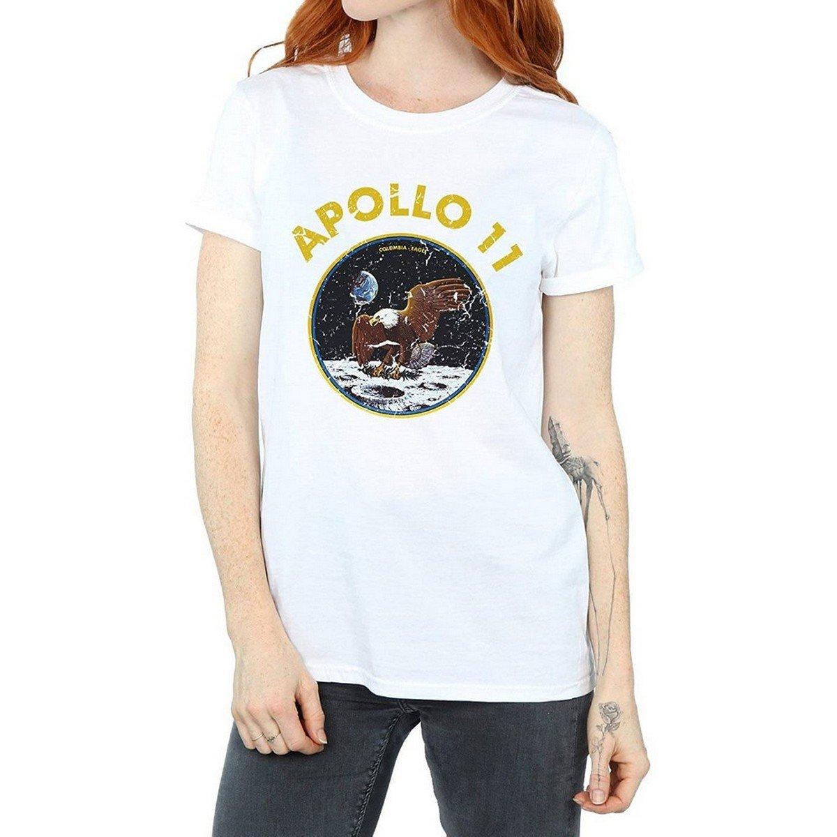 Image of Classic Apollo 11 Tshirt Damen Weiss 3XL