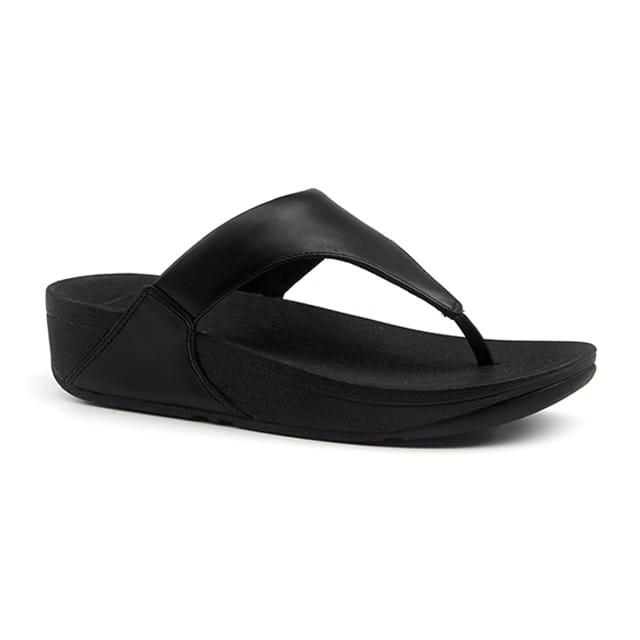 Image of Lulu Leather Toe Post-36 Damen Schwarz 36