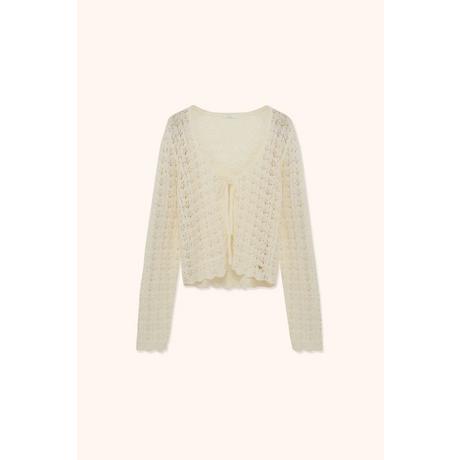 LPB LOICA Durchbrochener Strick Cardigan  