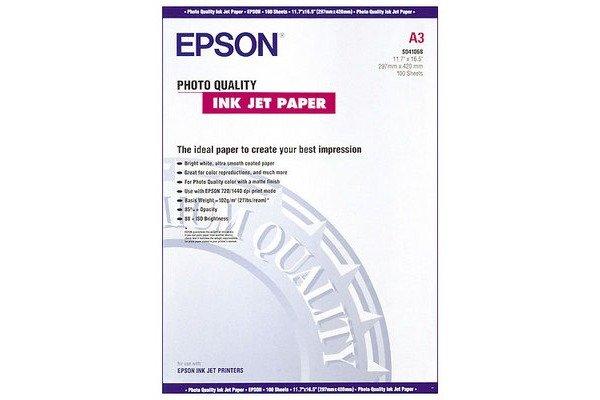 EPSON EPSON Photo Paper A3 S041068 InkJet 102g 100 Blatt  