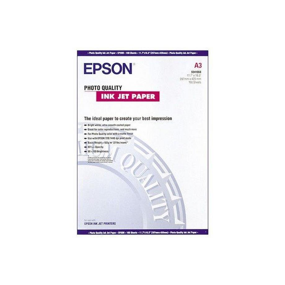 EPSON Photo Paper A3 S041068 InkJet 102g 100 Blatt