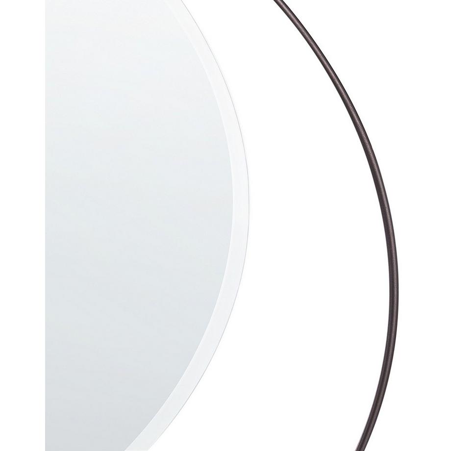 Beliani Wandspiegel aus Eisen Skandinavisch AGDE  