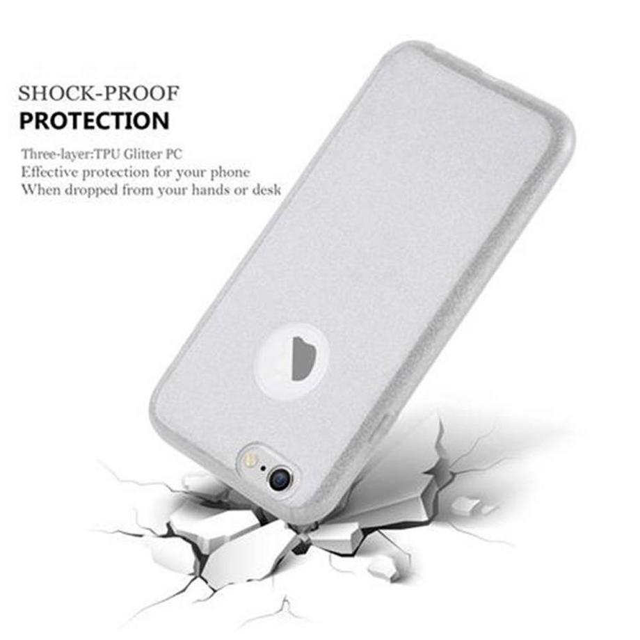 Cadorabo  Hülle für Apple iPhone 6  6S im Glitzer Design 