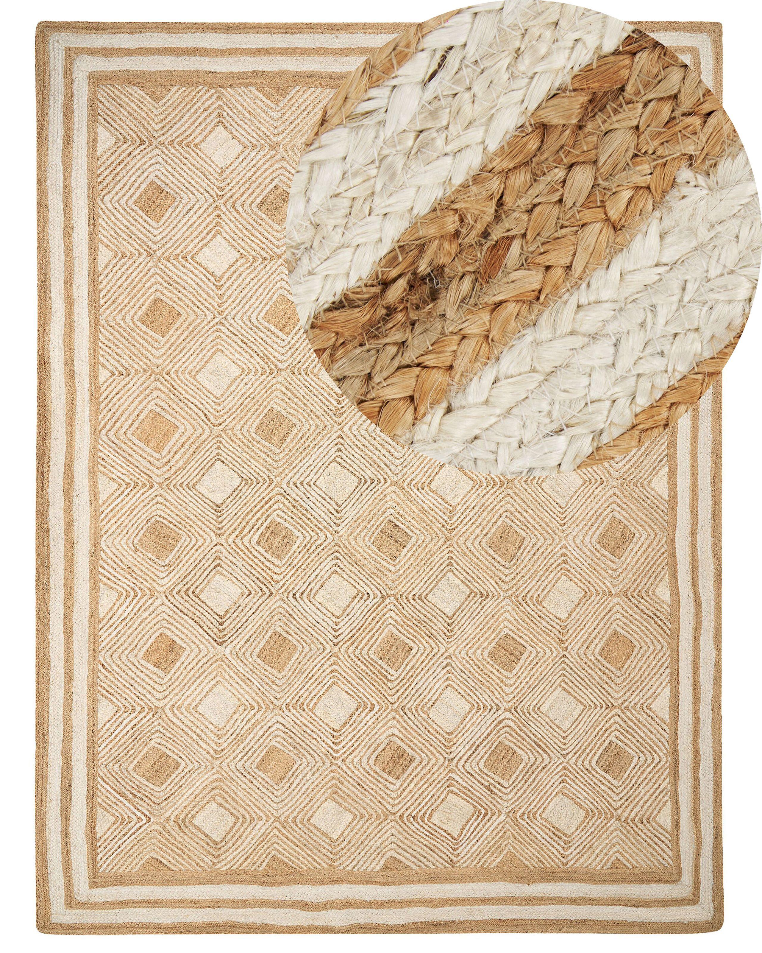 Image of Teppich aus Jute Boho MENGEN Teppich aus Jute Boho MENGEN