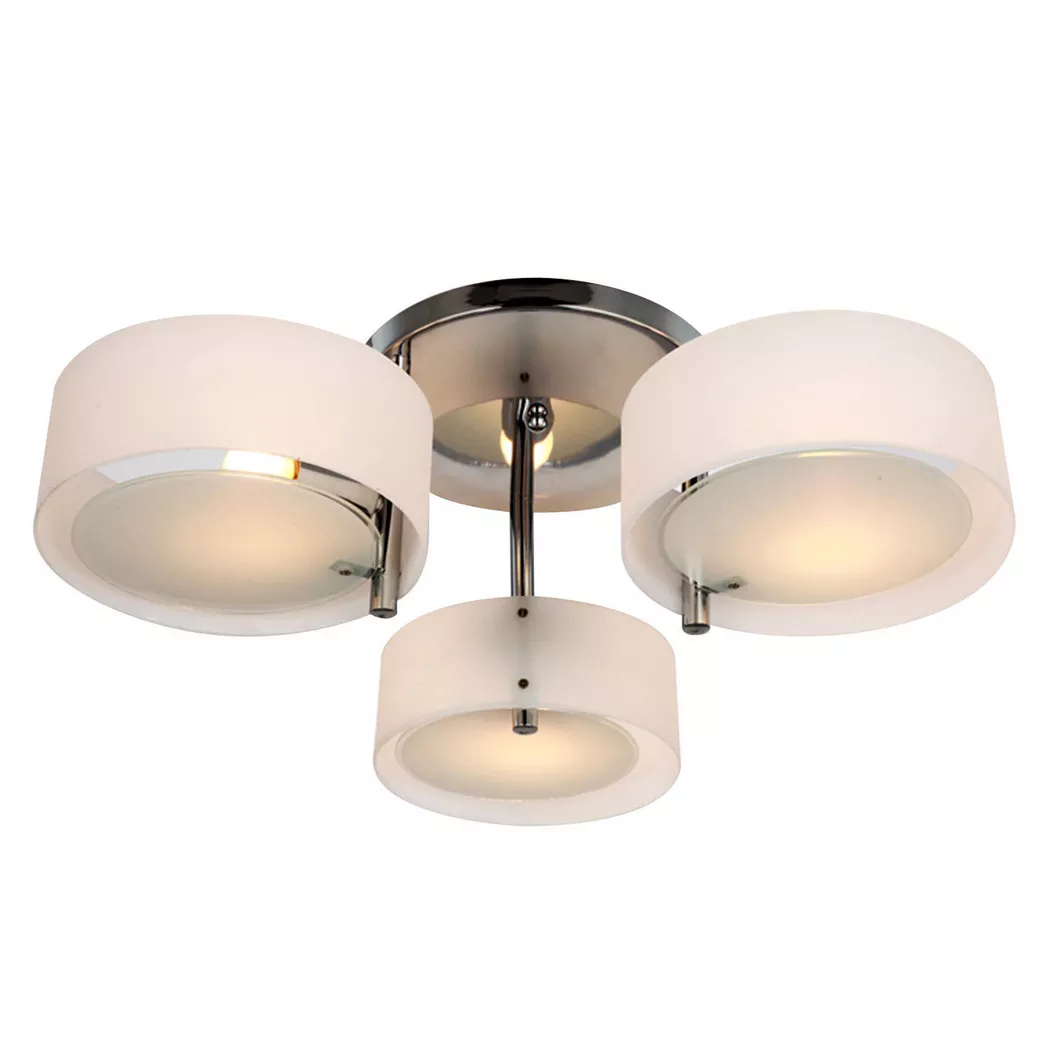 HOMCOM – Deckenlampe, One Size, Weiss
