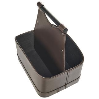 Beliani Korb, Büroaccessoires en Cuir PU Rustique URUK  