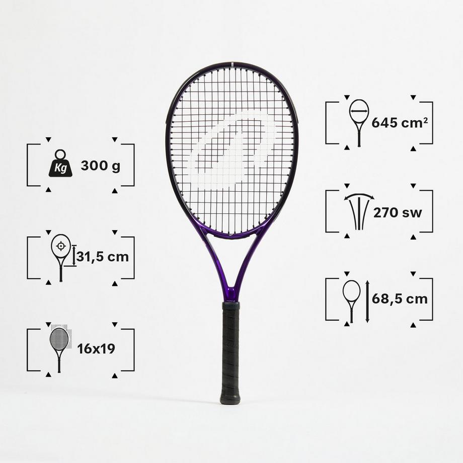 KUIKMA  Racchetta da tennis Control Pro 300 grafite 