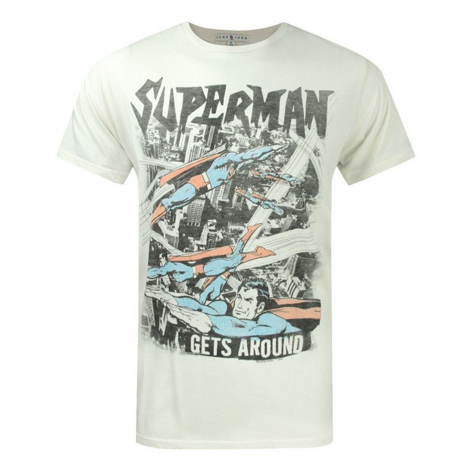 Junk Food Superman Gets Around T-Shirt  