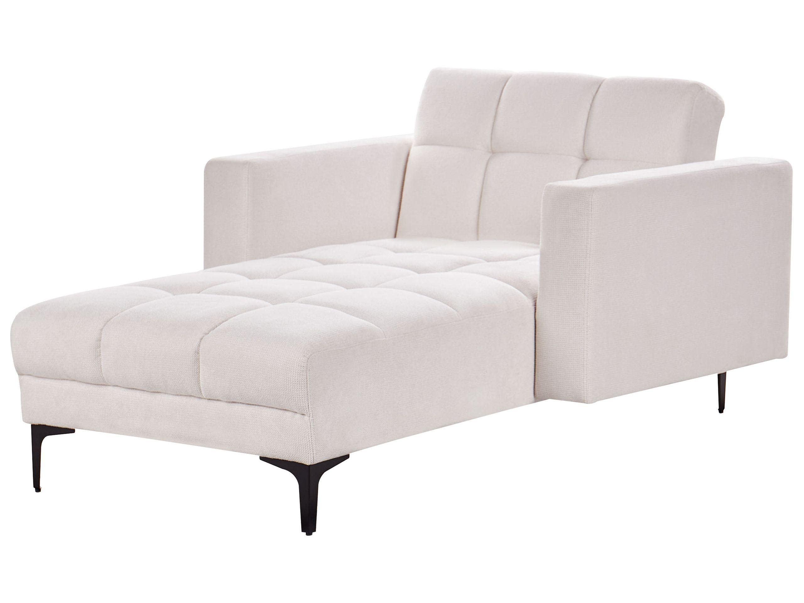 Beliani Chaise longue en Polyester Minimaliste ALNES  