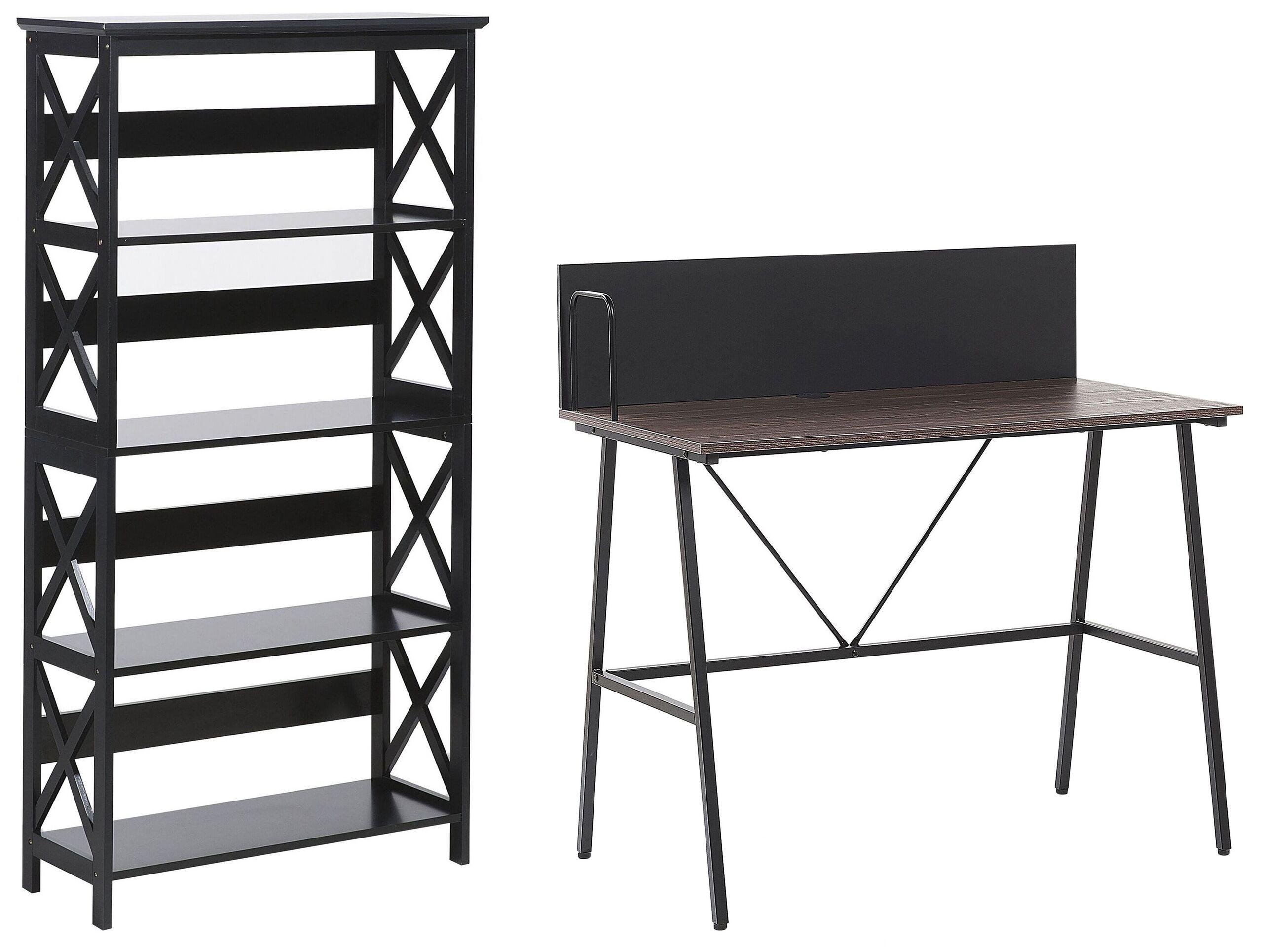 Image of Büromöbel-set Aus Spanplatte Industriell Foster/hastings Unisex Braun Leder ONE SIZE