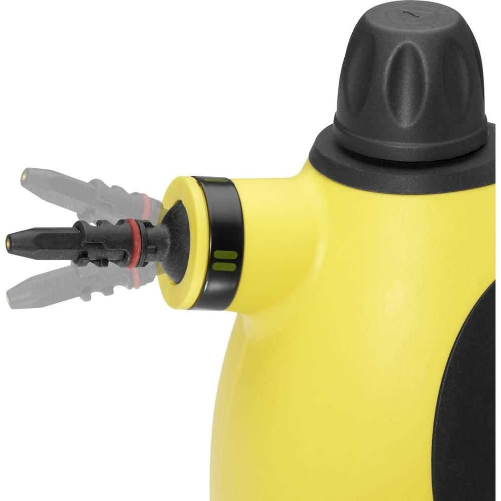 Clatronic Clatronic DR 3653 Pulitore a vapore portatile 0,25 L 1050 W Nero, Giallo  