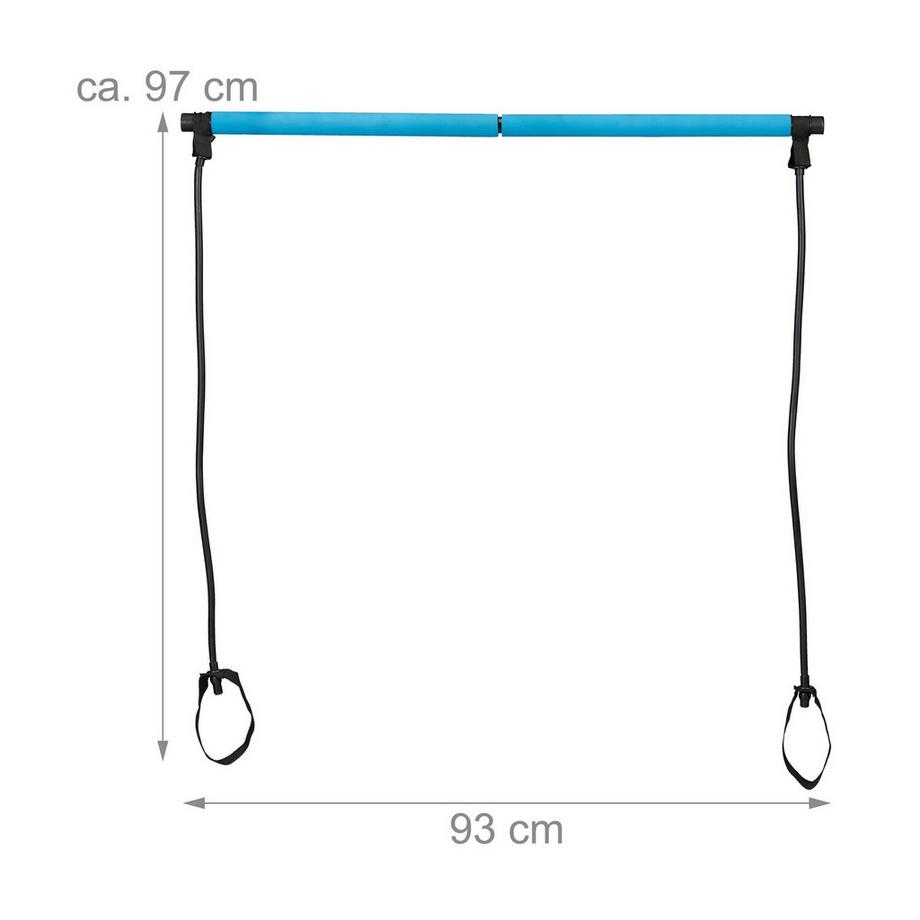 B2X  Barra per pilates con fascia di resistenza 