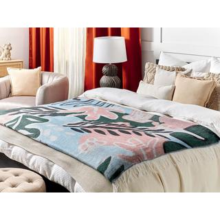 Beliani Somani Boho Acrylique Couverture  