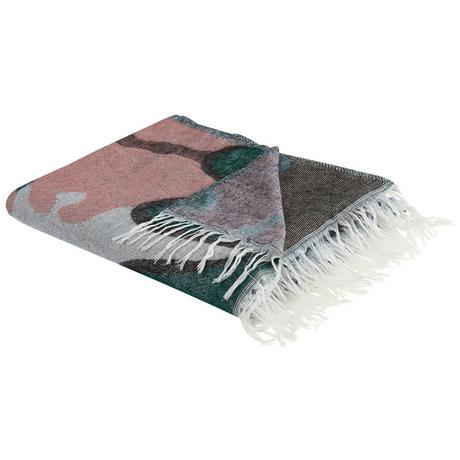 Beliani Somani Boho Acrylique Couverture  