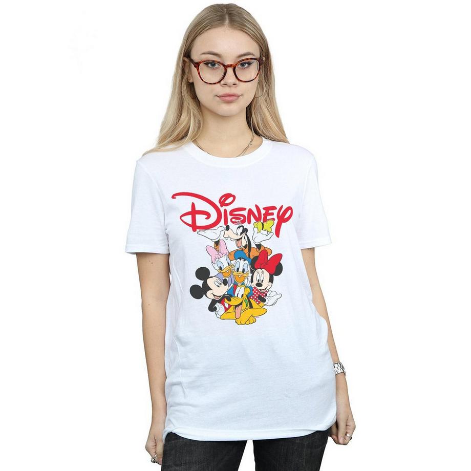 Disney Mickey and Friends Bedrucktes Boyfriend Fit T-Shirt  